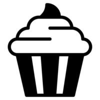 Cupcake icon illustration for web, app, infographic, etc vector