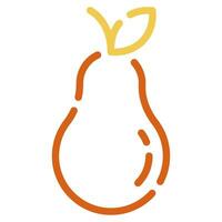 Pear icon illustration for web, app, infographic, etc vector