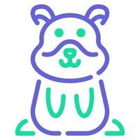 Hamster Icon Illustration for web, app, infographic, etc vector