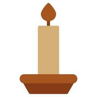 Candle icon illustration for web, app, infographic, etc vector