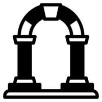 Archway Icon Illustration for web, app, infographic, etc vector