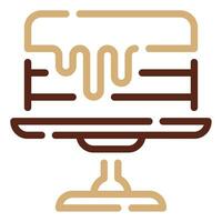 Cake Stand icon illustration for web, app, infographic, etc vector