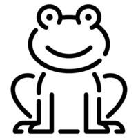 Frog Icon Illustration for web, app, infographic, etc vector