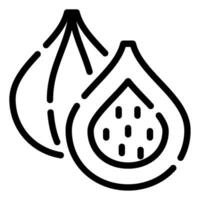 Fig icon illustration for web, app, infographic, etc vector