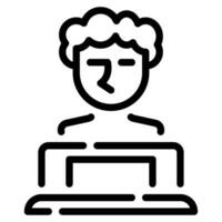 estatua icono ilustración para web, aplicación, infografía, etc vector