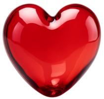 AI generated Hearts of different shapes, Valentine's day on a transparent background png