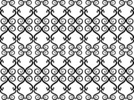 abstract seamless black and white pattern vector