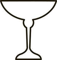 vino vaso brindis icono bosquejo vector ilustración