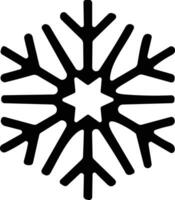 snowflakes thin line icon. simple snowflake, for report, presentation, diagram, web design. ice symbol vector