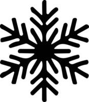 snowflakes thin line icon. simple snowflake, for report, presentation, diagram, web design. ice symbol vector