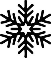 snowflakes thin line icon. simple snowflake, for report, presentation, diagram, web design. ice symbol vector