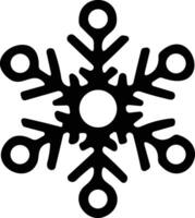 snowflakes thin line icon. simple snowflake, for report, presentation, diagram, web design. ice symbol vector