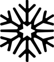 snowflakes thin line icon. simple snowflake, for report, presentation, diagram, web design. ice symbol vector