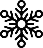 snowflakes thin line icon. simple snowflake, for report, presentation, diagram, web design. ice symbol vector