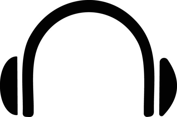 Headphone icon. Vector illustration. Earphone or headset.