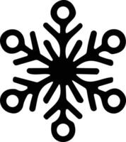 snowflakes thin line icon. simple snowflake, for report, presentation, diagram, web design. ice symbol vector