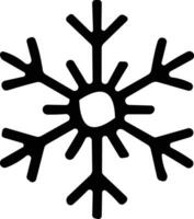 snowflakes thin line icon. simple snowflake, for report, presentation, diagram, web design. ice symbol vector