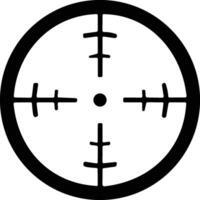 Target and destination. Target and aim, targeting and aiming. Crosshair, gun sight vector icon. Bullseye, black target or aim symbol. Military rifle scope, shooting mark