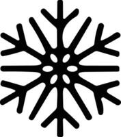 snowflakes thin line icon. simple snowflake, for report, presentation, diagram, web design. ice symbol vector