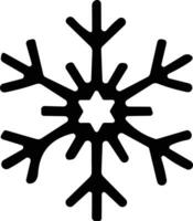 snowflakes thin line icon. simple snowflake, for report, presentation, diagram, web design. ice symbol vector