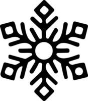 snowflakes thin line icon. simple snowflake, for report, presentation, diagram, web design. ice symbol vector