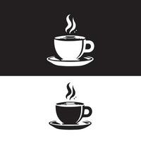 Hot coffee cup vector icon illustration. Free Vector