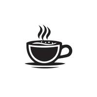 caliente café taza vector icono ilustración. gratis vector