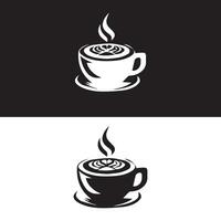 Hot coffee cup vector icon illustration. Free Vector