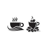 caliente café taza vector icono ilustración. gratis vector