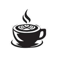 caliente café taza vector icono ilustración. gratis vector
