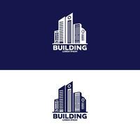 Building icon. Containing house, office, bank, school, hotel, shop, university and hospital icons. Solid icon collection. Vector illustration.