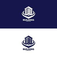 Building icon. Containing house, office, bank, school, hotel, shop, university and hospital icons. Solid icon collection. Vector illustration.