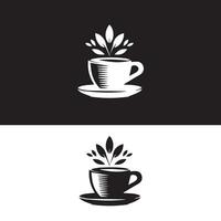 Hot coffee cup vector icon illustration. Free Vector