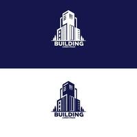 Building icon. Containing house, office, bank, school, hotel, shop, university and hospital icons. Solid icon collection. Vector illustration.