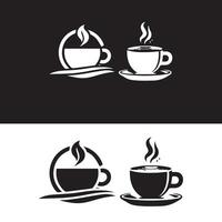 Hot coffee cup vector icon illustration. Free Vector