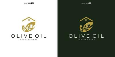 Olive logo icon design template flat. Natural extra virgin oil. beauty, cosmetic vector