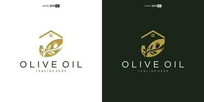 Olive logo icon design template flat. Natural extra virgin oil. beauty, cosmetic vector