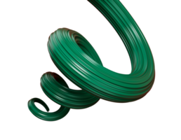 3d flagga av Bangladesh, 3d spiral glansig band av Bangladesh, 3d illustration png