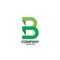 Letter B Logo Design with Minimalist Style for Company and Business vector