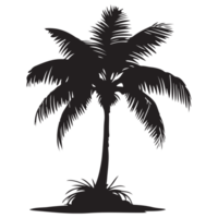 collezione albero silhouette trasparente png. png