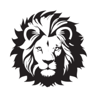 león cabeza, siluetas león cabeza, transparente png antecedentes