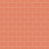 Red brick texture wall background. Seamless background. Vector Illustration.