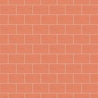 Red brick texture wall background. Seamless background. Vector Illustration.