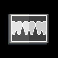 icono dental formación de imágenes relacionado a dental símbolo. lustroso estilo. sencillo diseño editable. sencillo ilustración vector