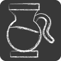 Icon Sangria. related to Spain symbol. chalk Style. simple design editable. simple illustration vector