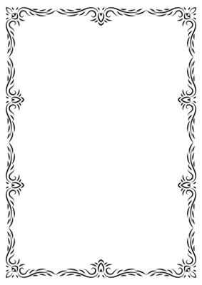 Vintage filigree frame corner and border element. Ornate ornament frame divider vector. Decorative line for page, template, poster, greeting card, wedding invitation, menu, certificate.