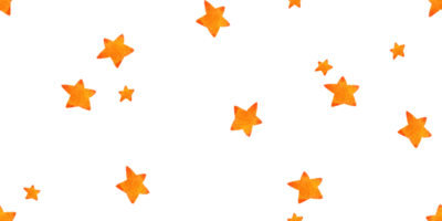 Seamless pattern with starry sky. Background with gold stars. Starfall. Fairy tale pattern for children with fantastic stars. Hand drawn Design for textiles, children's room and children's clothing png