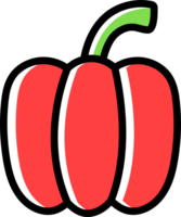 Cute Bell Pepper Icon png