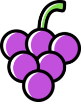 Cute Grape Icon png