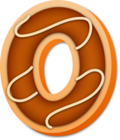 Cookie Alphabet Letter  O png